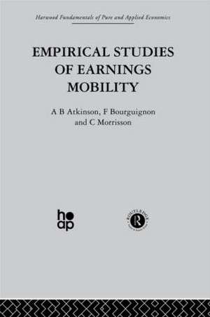 Empirical Studies of Earnings Mobility de A. Atkinson