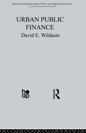 Urban Public Finance de D. Wildasin