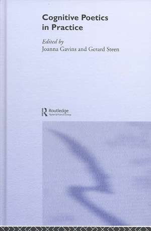 Cognitive Poetics in Practice de Joanna Gavins