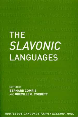 The Slavonic Languages de Professor Greville Corbett