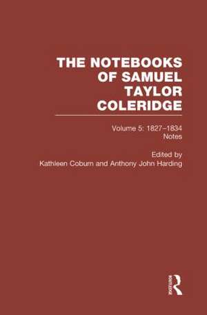 Coleridge Notebooks V5 Notes de Kathleen Coburn