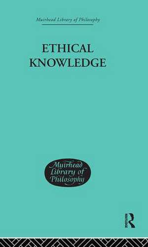 Ethical Knowledge de Joel J Kupperman