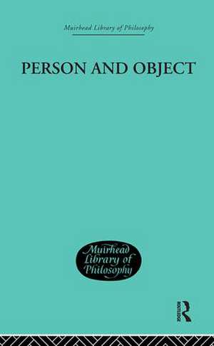 Person and Object: A Metaphysical Study de Roderick Chisholm