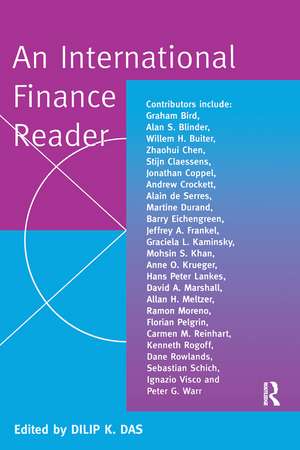 An International Finance Reader de Dilip K. Das