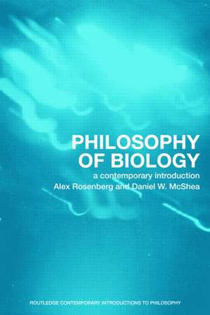 Philosophy of Biology: A Contemporary Introduction de Alex Rosenberg