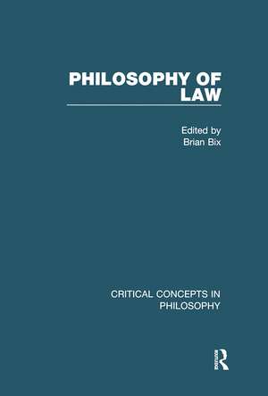 Philosophy of Law de Brian Bix