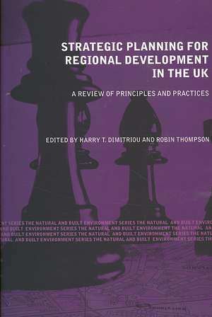 Strategic Planning for Regional Development in the UK de Harry T. Dimitriou