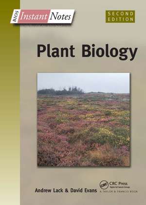 BIOS Instant Notes in Plant Biology de Andrew Lack