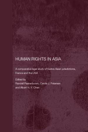 Human Rights in Asia: A Comparative Legal Study of Twelve Asian Jurisdictions, France and the USA de Randall Peerenboom