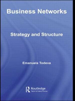 Business Networks: Strategy and Structure de Emanuela Todeva