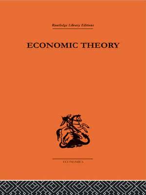 Economic Theory de G B Richardson