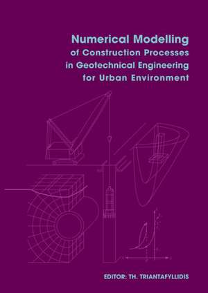 Numerical Modelling of Construction Processes in Geotechnical Engineering for Urban Environment de Theodoros Triantafyllidis