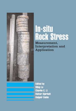 In-Situ Rock Stress: International Symposium on In-Situ Rock Stress, Trondheim, Norway,19-21 June 2006 de Ming Lu