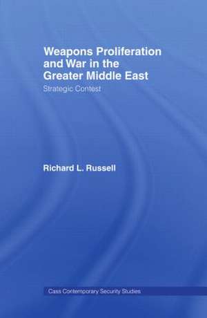 Weapons Proliferation and War in the Greater Middle East: Strategic Contest de Richard L. Russell