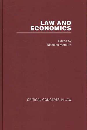 Law and Economics de Nicholas Mercuro