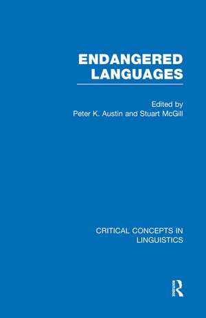 Endangered Languages de Peter K. Austin