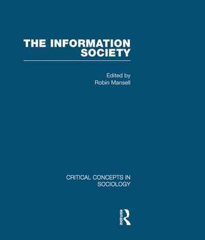 The Information Society de Robin Mansell