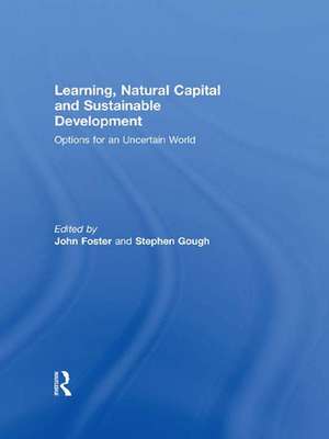 Learning, Natural Capital and Sustainable Development: Options for an Uncertain World de John Foster