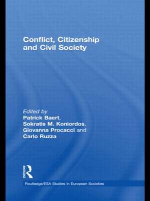 Conflict, Citizenship and Civil Society de Partick Baert