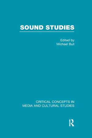 Sound Studies de Michael Bull