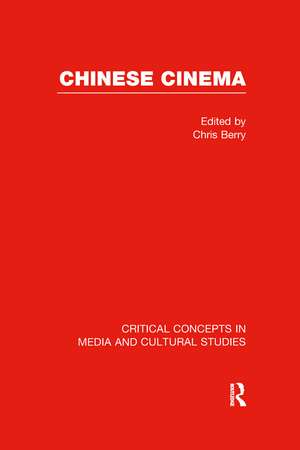 Chinese Cinema de Chris Berry