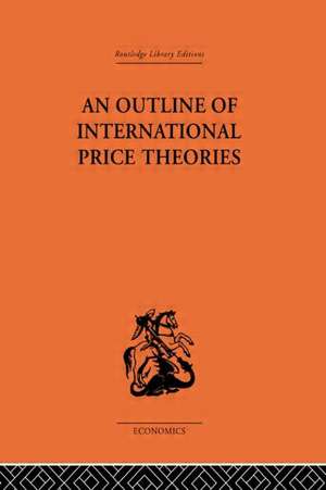 An Outline of International Price Theories de Chi-Yuen Wu