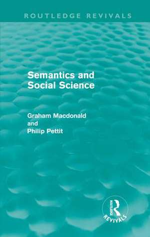 Semantics and Social Science de Graham MacDonald