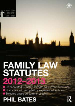 Family Law Statutes de Phil Bates