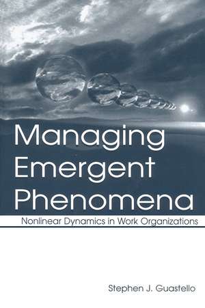 Managing Emergent Phenomena: Nonlinear Dynamics in Work Organizations de Stephen J. Guastello