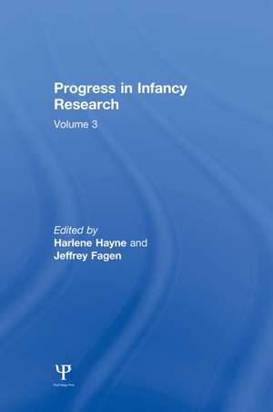 Progress in infancy Research: Volume 3 de Harlene Hayne