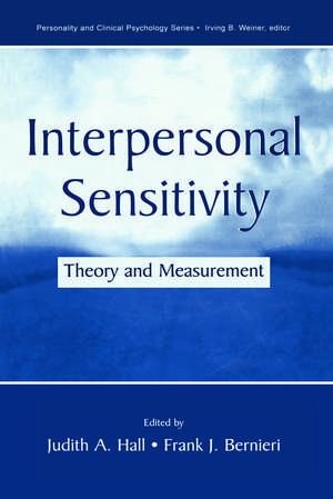 Interpersonal Sensitivity: Theory and Measurement de Judith A. Hall