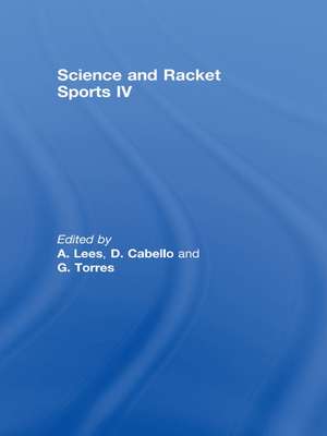 Science and Racket Sports IV de A. Lees