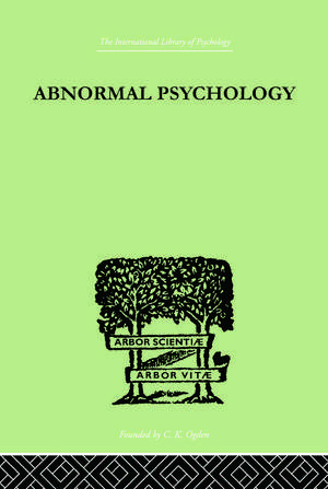 Abnormal Psychology de Isador H Coriat