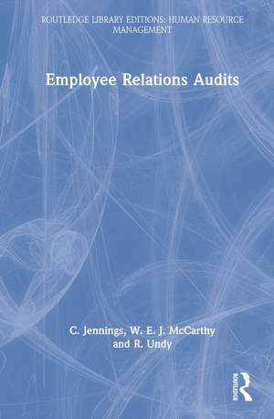 Employee Relations Audits de C. Jennings