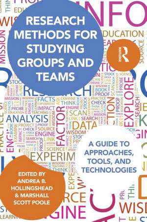 Research Methods for Studying Groups and Teams: A Guide to Approaches, Tools, and Technologies de Andrea Hollingshead