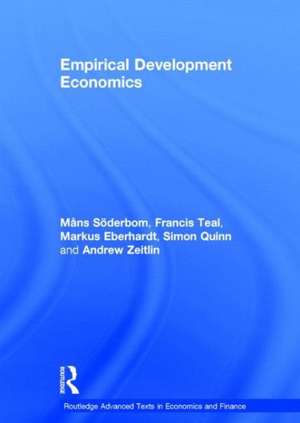 Empirical Development Economics de Måns Söderbom