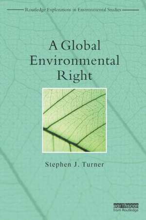 A Global Environmental Right de Stephen Turner