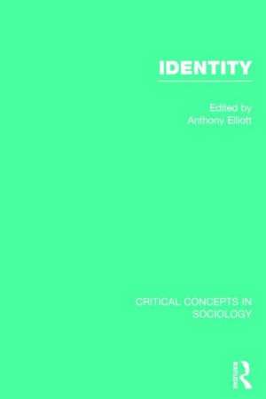 Identity, 4-vol. set de Anthony Elliott