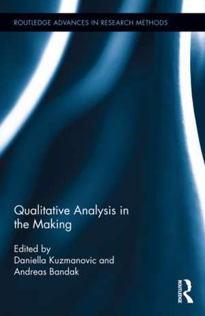 Qualitative Analysis in the Making de Daniella Kuzmanovic