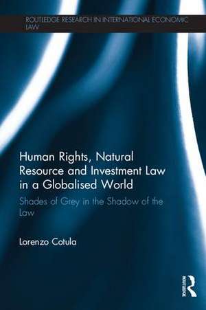 Human Rights, Natural Resource and Investment Law in a Globalised World: Shades of Grey in the Shadow of the Law de Lorenzo Cotula