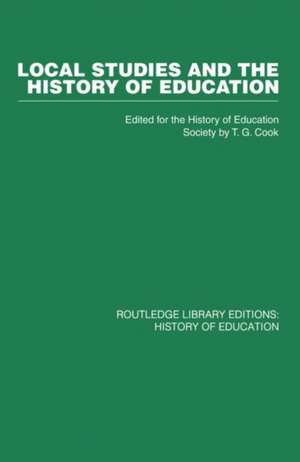 Local Studies and the History of Education de History of Education Society