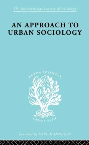 An Approach to Urban Sociology de P.H. Mann