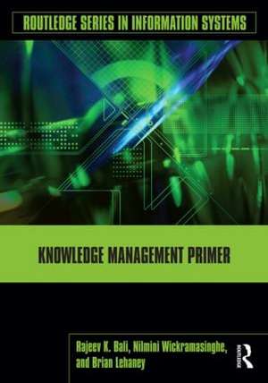 Knowledge Management Primer de Rajeev K. Bali