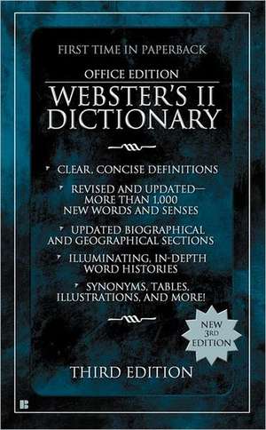 Webster's II Dictionary de Berkley Publishing Group