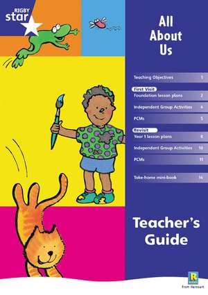 Rigby Star Shared Reception Fiction: All About Us Teachers Guide