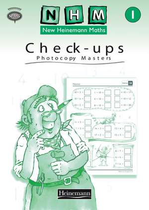 New Heinemann Maths Yr1, Check-Up Workbook Photocopy Masters de Scottish Primary Maths Group Spmg