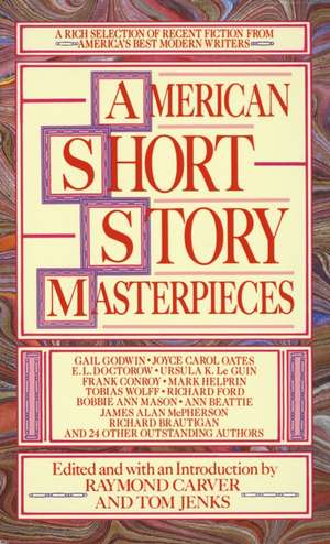 American Short Story Masterpieces de Raymond Carver