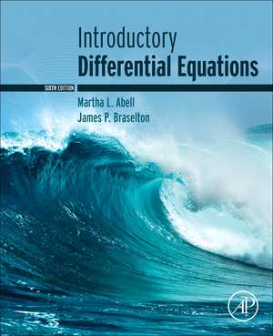 Introductory Differential Equations de Martha L. Abell