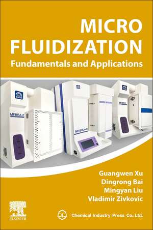 Micro Fluidization: Fundamentals and Applications de Guangwen Xu