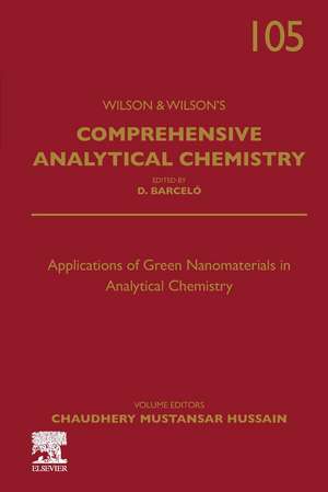 Applications of Green Nanomaterials in Analytical Chemistry de Chaudhery Mustansar Hussain